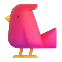 Bird Fluent 3D emoji