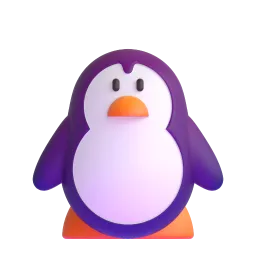 Penguin Fluent 3D emoji