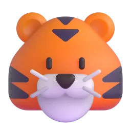 Pasuryan Macan Fluent 3D emoji