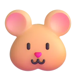 Hamster Fluent 3D emoji
