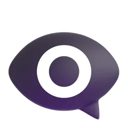 Eye in speech bubble Fluent 3D emoji