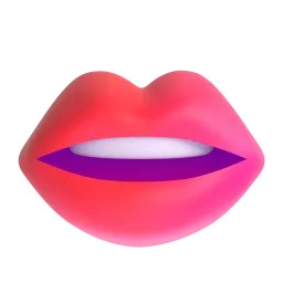Mouth Fluent 3D emoji