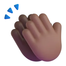 Clapping Hands Fluent 3D emoji