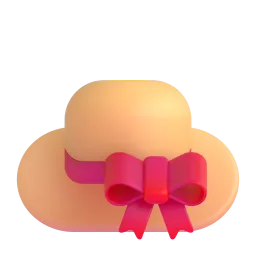 کلاه زنانه Fluent 3D emoji