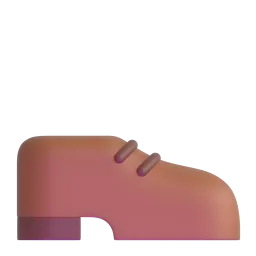 حذاء جلد Fluent 3D emoji