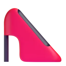 کفش پاشنه بلند Fluent 3D emoji