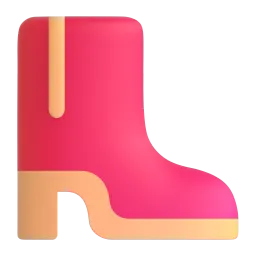 Woman’s boot Fluent 3D emoji