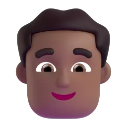 Man Fluent 3D emoji