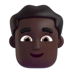 Man: Medium-Dark Skin Tone Fluent 3D emoji