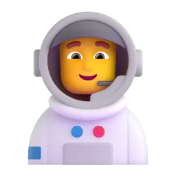 Man astronaut Fluent 3D emoji