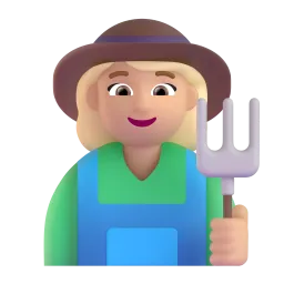 Nông dân Fluent 3D emoji