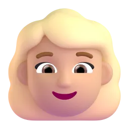 Woman Medium Skin Tone Fluent 3D emoji