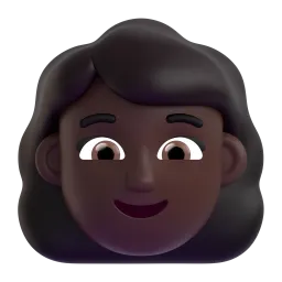 Woman: Medium-Dark Skin Tone Fluent 3D emoji