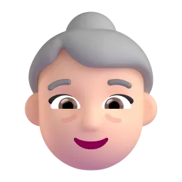Lola (light skin tone) Fluent 3D emoji