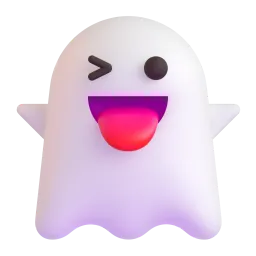 Ghost Fluent 3D emoji