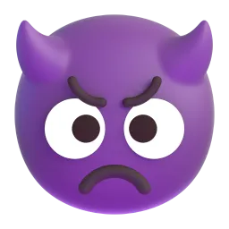 गुस्से वाला चेहरा Fluent 3D emoji