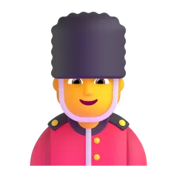 Guard Fluent 3D emoji