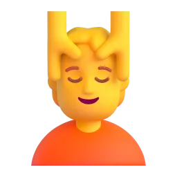 Person getting massage Fluent 3D emoji