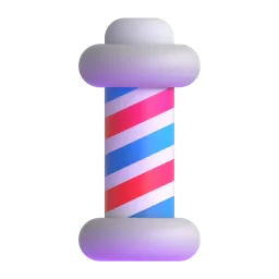 Barber pole Fluent 3D emoji