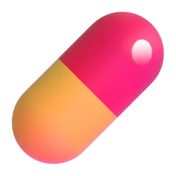 Pill Fluent 3D emoji