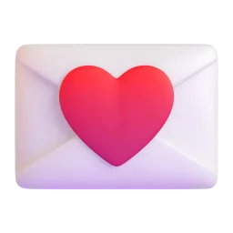 Love Letter Fluent 3D emoji