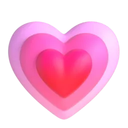 Growing heart Fluent 3D emoji