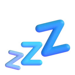 Zzz Fluent 3D emoji
