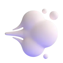 Nuage de fumée Fluent 3D emoji
