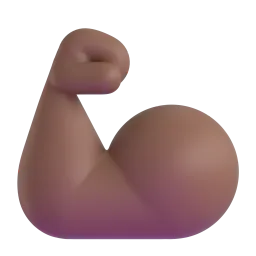 Misuli Fluent 3D emoji