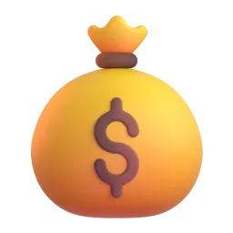 Money Bag Fluent 3D emoji