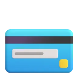 Credit card Fluent 3D emoji