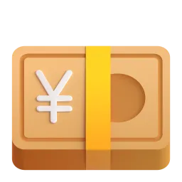 Yen banknote Fluent 3D emoji