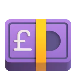 Pound banknote Fluent 3D emoji