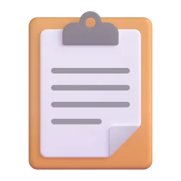 Clipboard Fluent 3D emoji