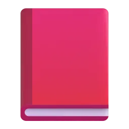 Closed book Fluent 3D emoji