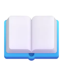 Ochiq Kitob Fluent 3D emoji