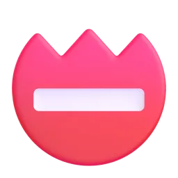 Name badge Fluent 3D emoji