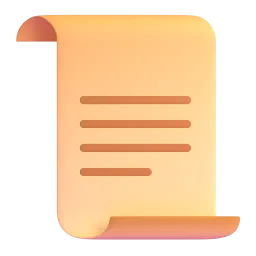 Scroll Fluent 3D emoji