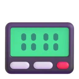 Pager Fluent 3D emoji