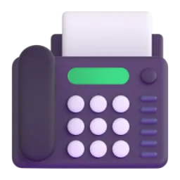 Fax machine Fluent 3D emoji