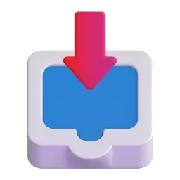 Inbox tray Fluent 3D emoji