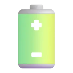 Battery Fluent 3D emoji