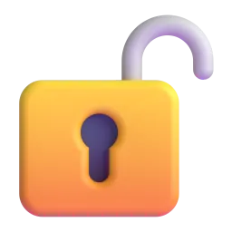 Buɗe Kulle Fluent 3D emoji