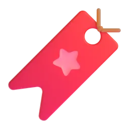 Bookmark Fluent 3D emoji