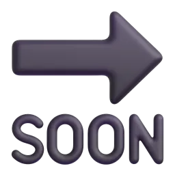 SOON arrow Fluent 3D emoji