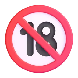 No one under eighteen Fluent 3D emoji