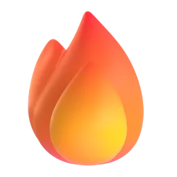 Fire Fluent 3D emoji