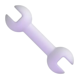 Wrench Fluent 3D emoji