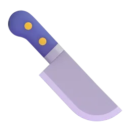 Kitchen Knife Fluent 3D emoji