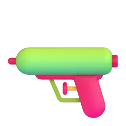 Water pistol Fluent 3D emoji